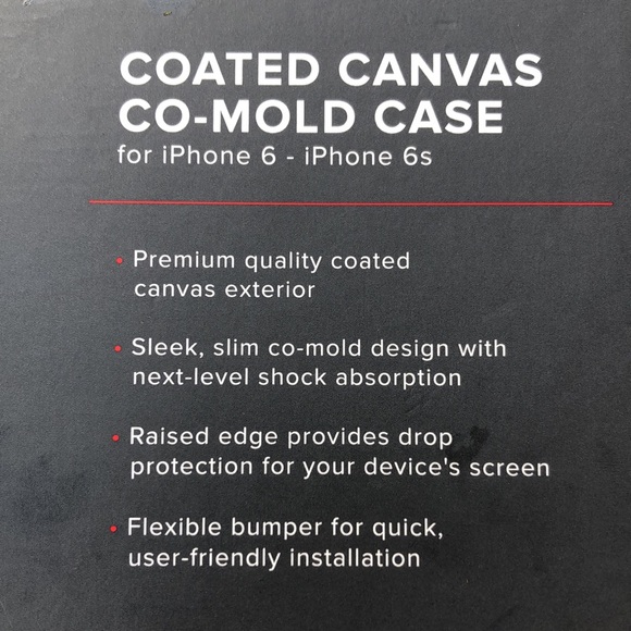 TUMI iPhone case iPhone 6 gray coded canvas co-mold case iPhone 6s NEW in box - Picture 4 of 5